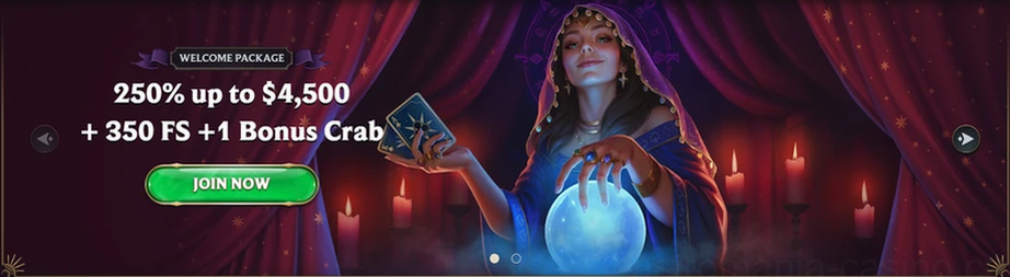 Astromania Casino uvítací bonus